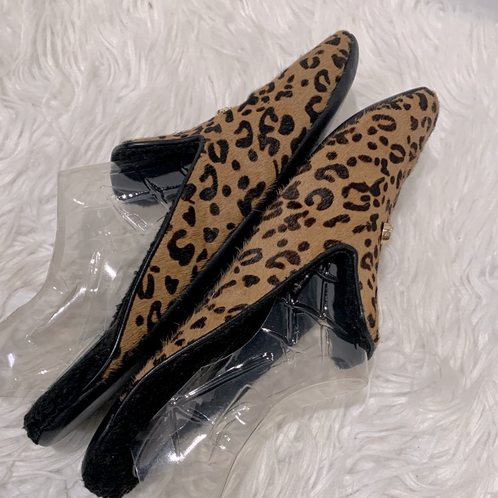 Derek Lam Brown Leopard Print Loafers - Picture 4 of 10